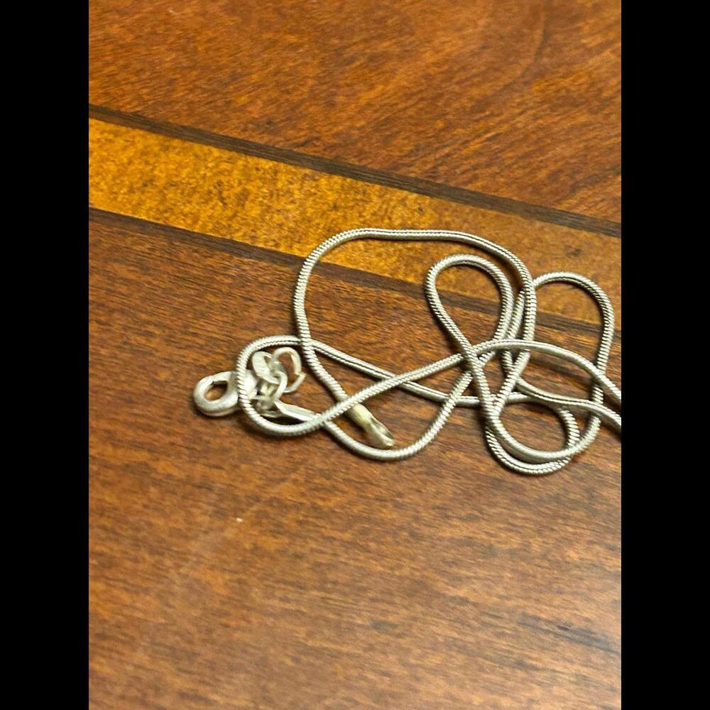925 sterling silver necklace h75 3.71g 18 inch